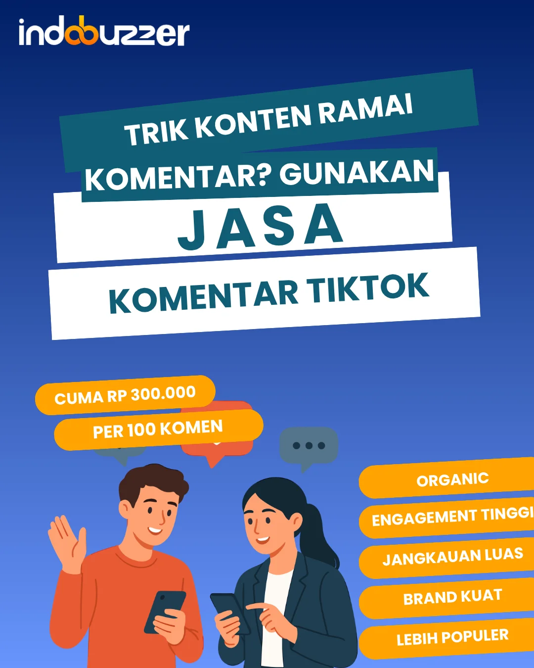 Trik Konten Ramai Komentar Pakai Jasa Komentar Tiktok Buzzer